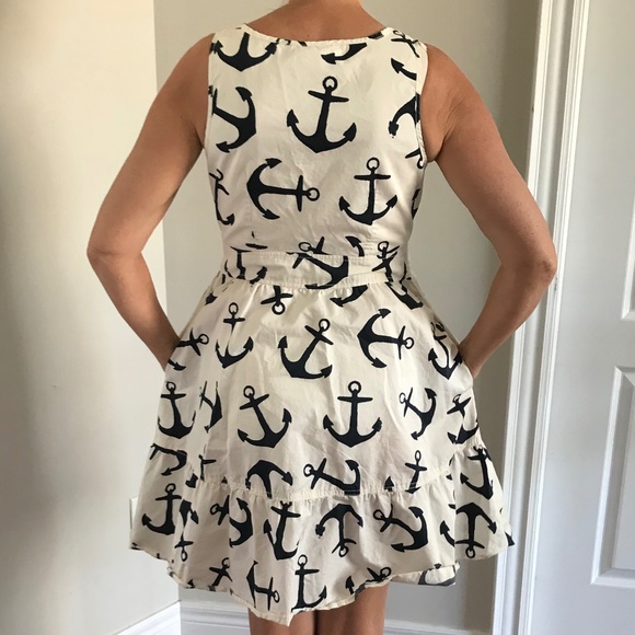 J.crew anchor dress- size 0 - Picture 3 of 3